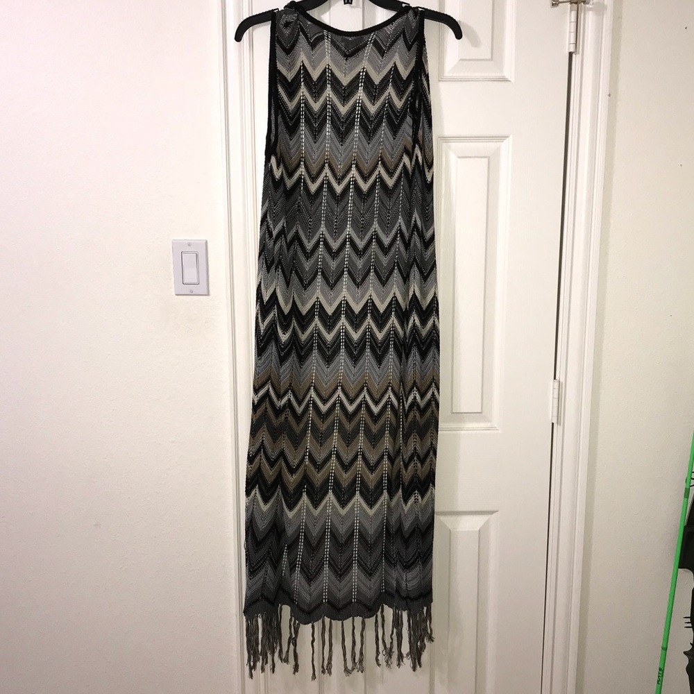 Long Sweater Vest
